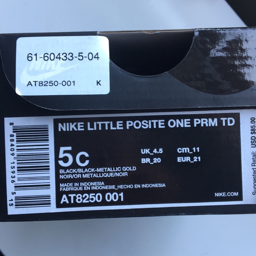 🌸Nike Little Posite "Floral" Toddler Sneakers - Picture 5 of 5